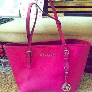 Pink Michael Kors purse